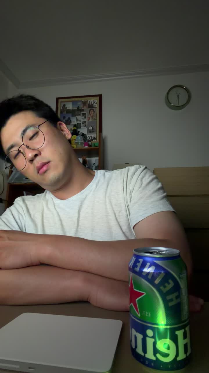 오늘의 안 졸린 척