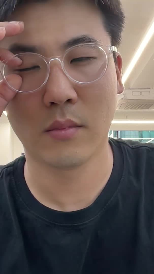 오늘의 안 졸린 척